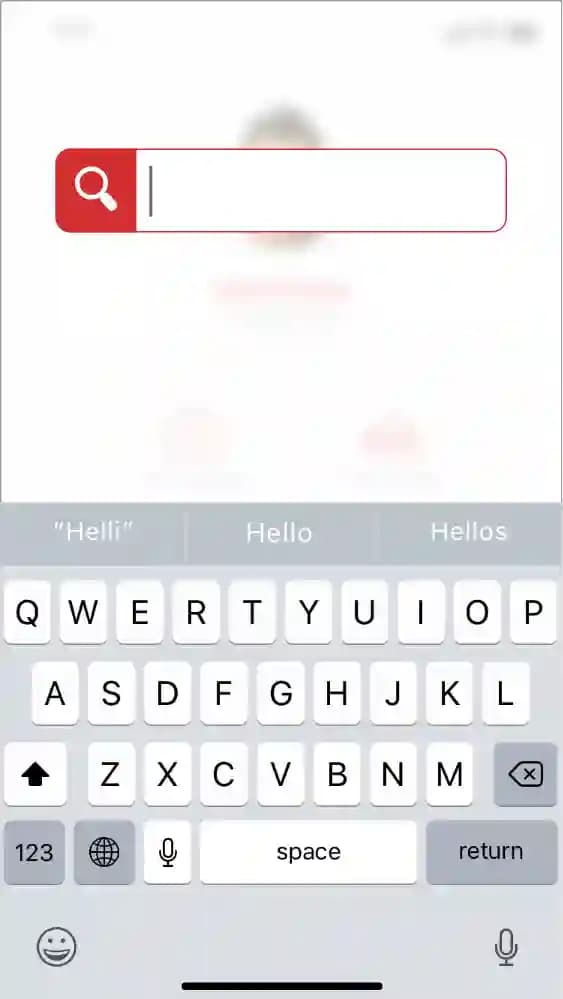 Explorius app search